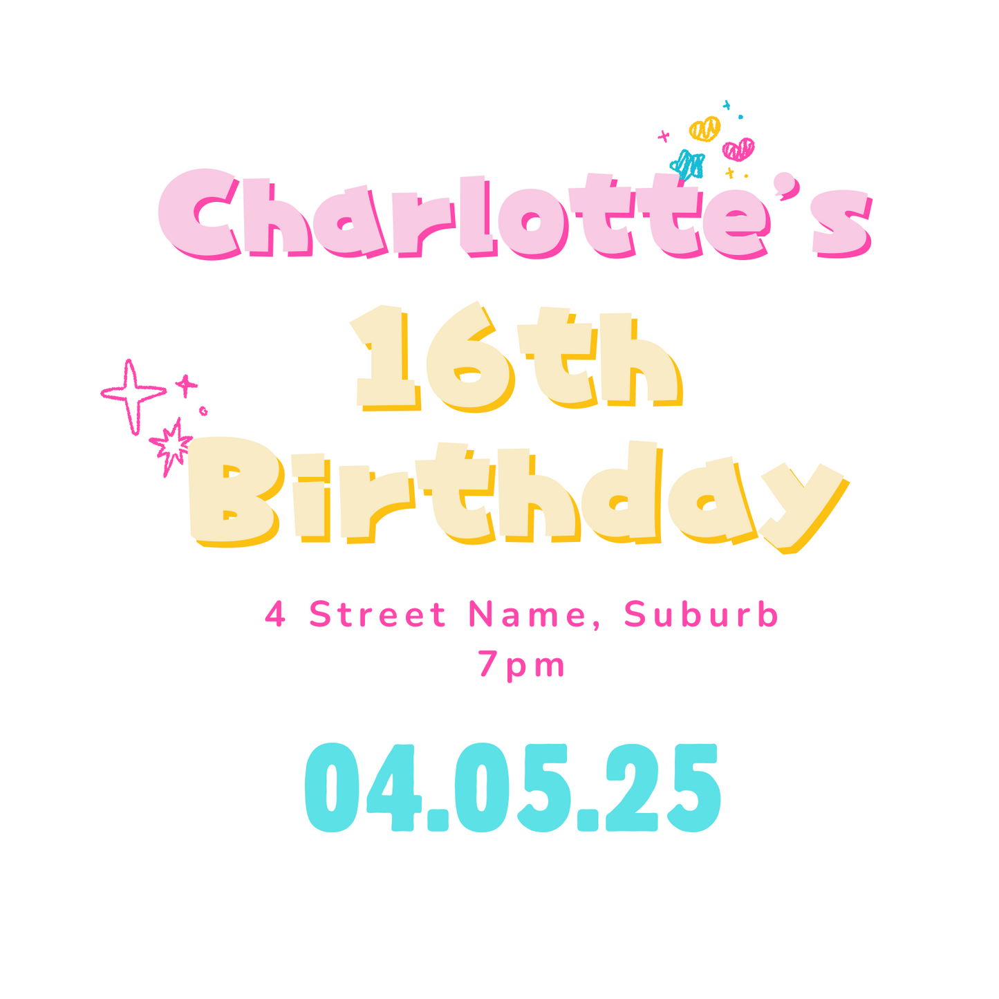 Save the dates & invitation magnets